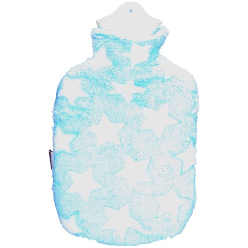 Sänger, Sänger 2 Liter Wärmflasche mit Plüschbezug Sternenhimmel blau (1 Stk)