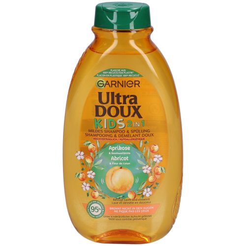 Ultra DOUX, Kids 2in1 Aprikose & Baumwollblüte Shampoo Damen  300ml