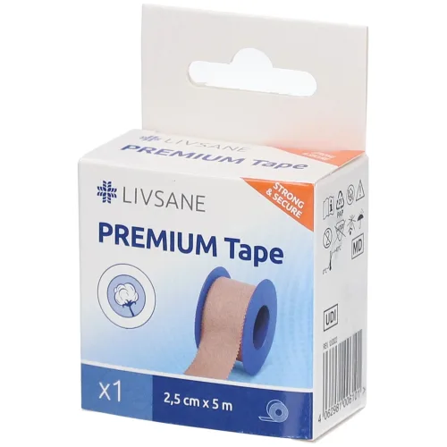Livsane, Livsane Premium Fixierpflaster, 2.5cmx5m (1 Stk)