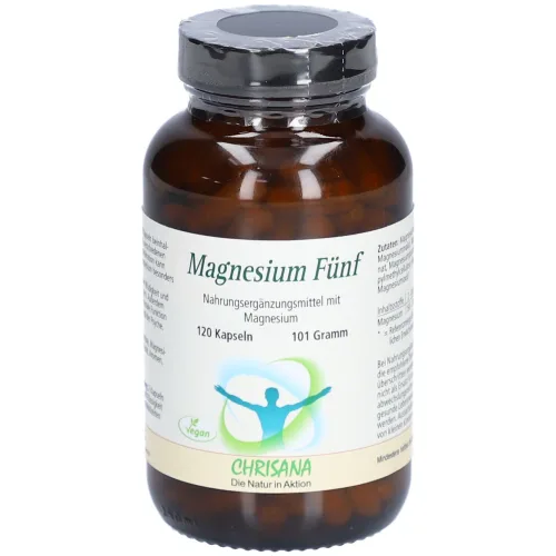 Chrisana, CHRISANA Magnesium Fünf Kapseln (120 Stk)