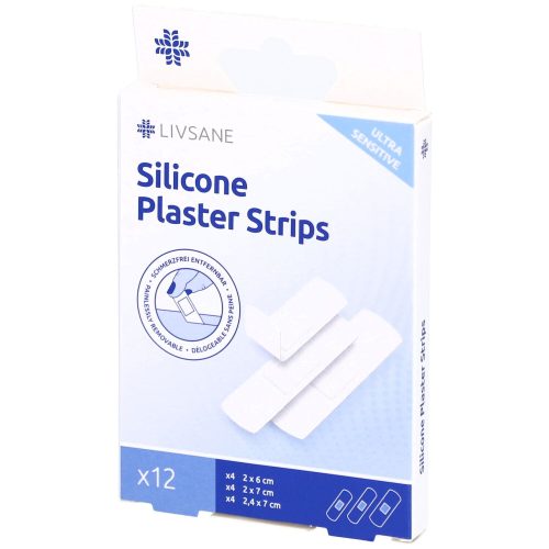 Livsane, Livsane Silikonpflaster Streifen, ultra sensitive (12 Stk)