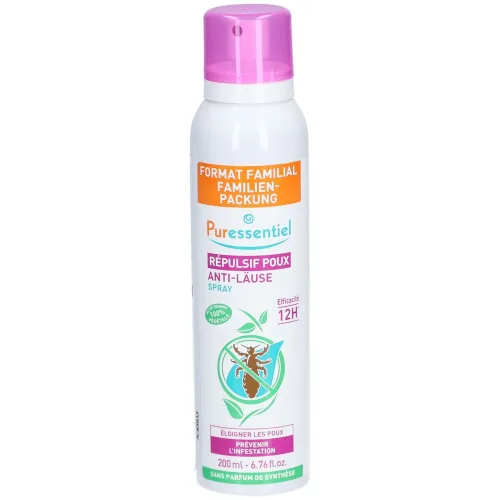 Puressentiel, Puressentiel Anti-Läuse Abwehrspray Familienformat (200ml)