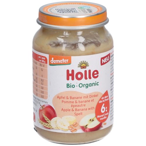 Holle, Holle Bio Apfel & Banane mit Dinkel (190g)