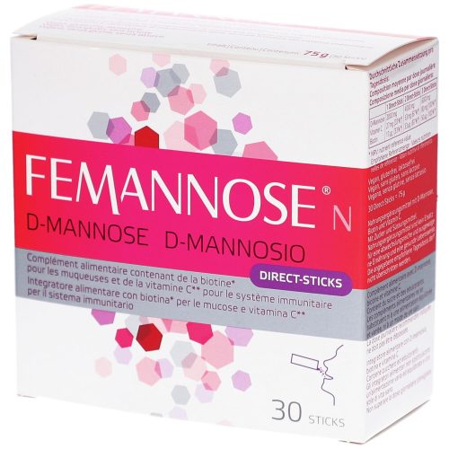 Femannose, Femannose N D-Mannose Direct Sticks (30x2.5g)