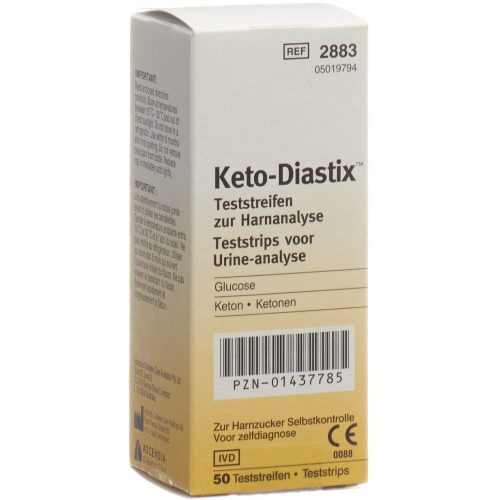 Keto-Diastix, Keto-Diastix Teststreifen zur Harnanalyse (50 Stk)