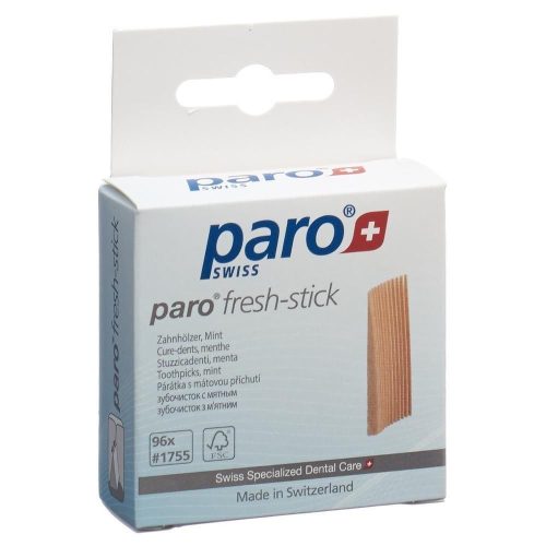 Paro, Paro Brush Sticks Zahnholz mittel Mint (96 Stk)