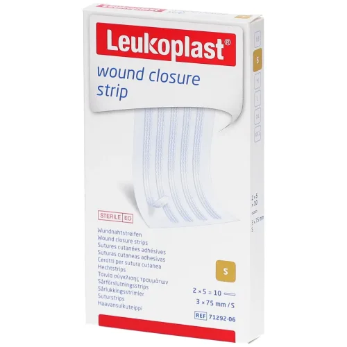 Leukoplast, Leukoplast wound closure strip 3x75mm weiss (2x5 Stk)