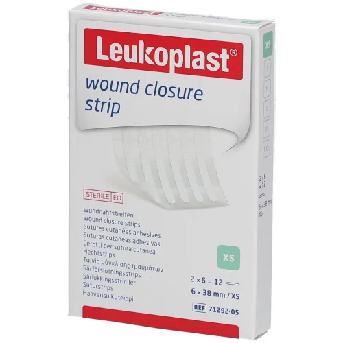 Leukoplast, Leukoplast wound closure strip 6x38mm weiss (2x6 Stk)