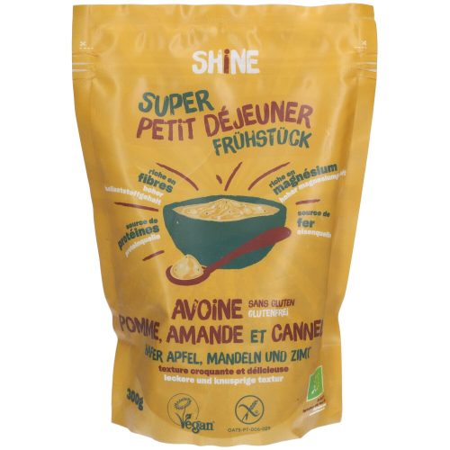 Shine, Hafer Frühstück Apfel Mandel & Zimt Bio