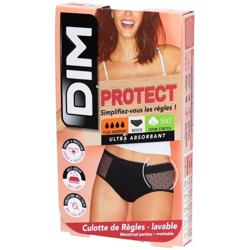 DIM, DIM Boxer Lace Stark 40-42 schwarz mit Meshdetail (1 Stk)