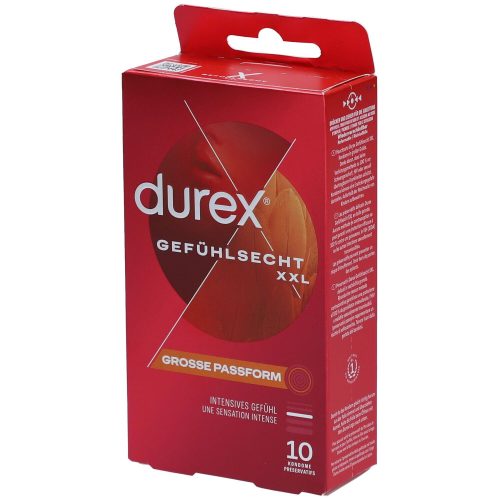 Durex, Durex Feeling Extra Large Condom[Transparent-10 pcs], 10 Stück - Amorana