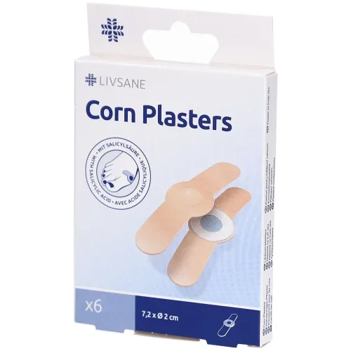 Livsane Hühneraugenpflaster 7,2 x Ø 2 cm