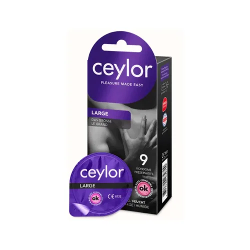 Ceylor, Ceylor - Ceylor Kondome Large Super Glide (9 Stk), 9 Stück