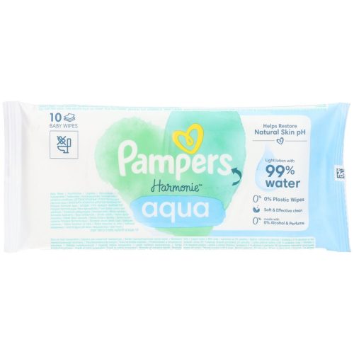 Pampers, Pampers Feuchte Tücher Aqua Travelpack (10 Stück)