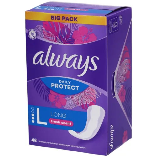 Always, Always - Extra Protect Slipeinlagen, Extra Protect Large Fresh BigPack, 48STK