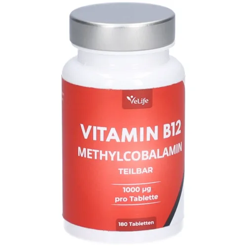 VeLife, VeLife Vitamin B12 Tabletten 1000mcg (180 Stk)