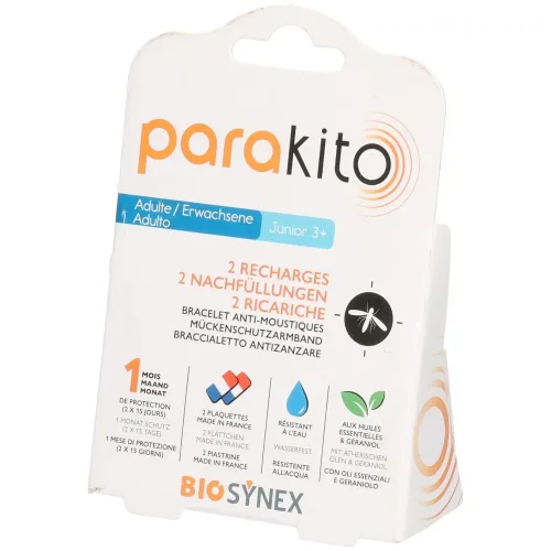 parakito, parakito Mückenarmband Nachfüllungen (2 Stk)