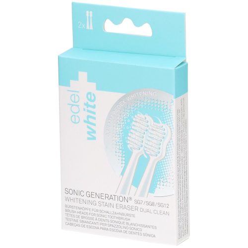 edel+white, edel+white Sonic Whitening Ersatzbürstenköpfe G8+ (1 Stück)