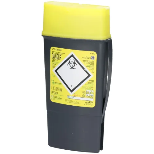 Sharpsafe, Sharpsafe Entsorgungsbox 0.6 Liter, 5. Generation (1 Stk)