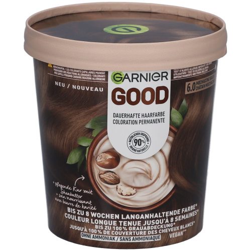GARNIER GOOD, GARNIER GOOD Color permanent 6.0 Mochaccino Brown (1 Stk)