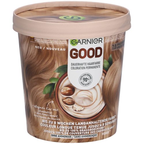 GARNIER GOOD, GARNIER GOOD Color permanent 7.0 Almond Creme Dark Blonde (1 Stk)
