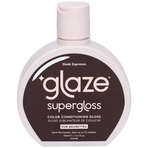 Glaze, Glaze - Super Color Conditioning Gloss Sleek Espresso for Brunettes, 190 ml