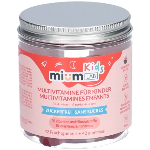 miumLAB, miumLAB Gummies Multivitamine für Kinder (42 Stk)