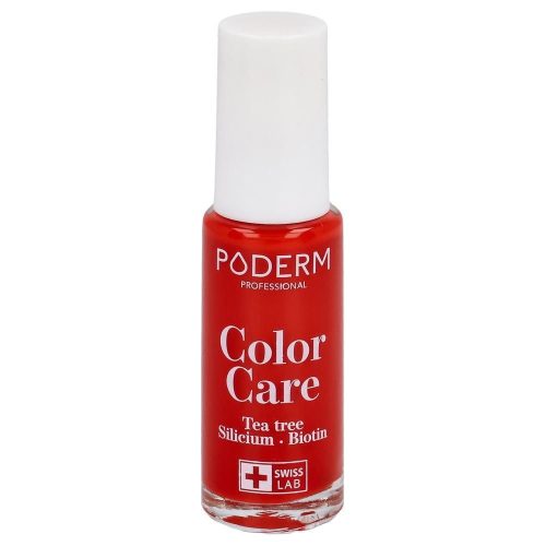 PODERM, PODERM Vernis Color Care 363 Rouge Puissant (8ml)