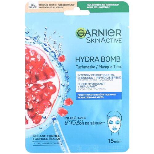 GARNIER SkinActive, GARNIER SkinActive Hydra Bomb Tuchmaske Granatapfel (28g)