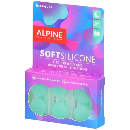 Alpine, ALPINE SoftSilicone Gehörschutzstöpsel (6 Stk)