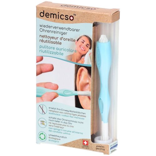 demicso, demicso - Wiederverwendbarer Ohrenreiniger mit patentiertem System, der Ihre Einweg-Wattestäbchen ersetzt, One Size