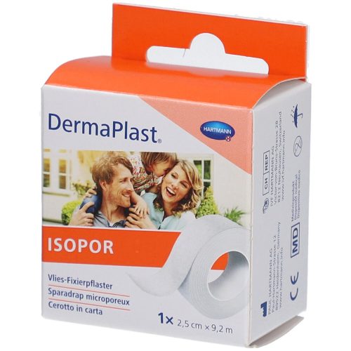 DERMAPLAST, DermaPlast ISOPOR, 2.5cmx9.2m, Vlies-Fixierpflaster, weiss (1 Stk)
