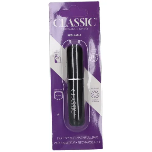 Classic, CLASSIC Duftspray nachfüllbar schwarz (1 Stk)