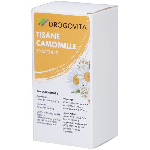 Drogovita, DROGOVITA Kamillen Tee (20 Beutel)