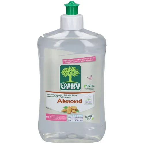 L'ARBRE VERT, L'ARBRE VERT Öko-Geschirrspülmittel Mandel (500ml)