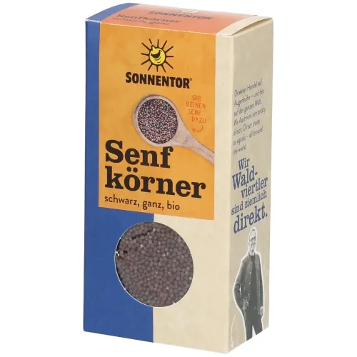 SONNENTOR, SONNENTOR Senfkörner schwarz ganz BIO Beutel (80g)