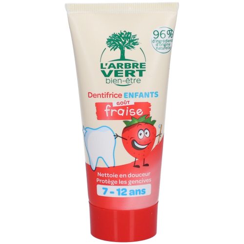 L'ARBRE VERT, L'ARBRE VERT Öko Zahnpasta Kinder Erdbeere (50ml)