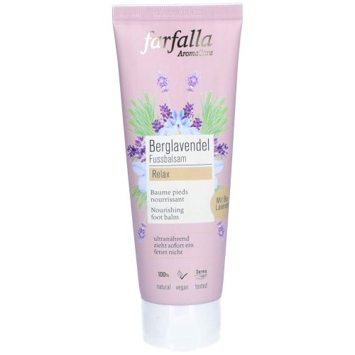 FARFALLA ESSENTIALS AG, FARFALLA Fussbalsam Berglavendel Tb 75 ml