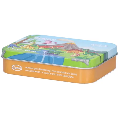 FLAWA, flawa Junior Plast Strips Dinos Tin Box (20 Stk)
