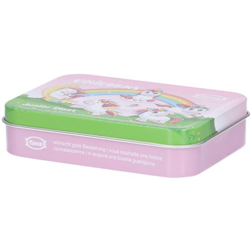flawa, flawa Junior Plast Strips Unicorns Tin Box (20 Stk)