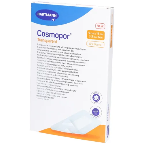 COSMOPOR, Cosmopor Transparent, 9x15cm, steril (5 Stk)