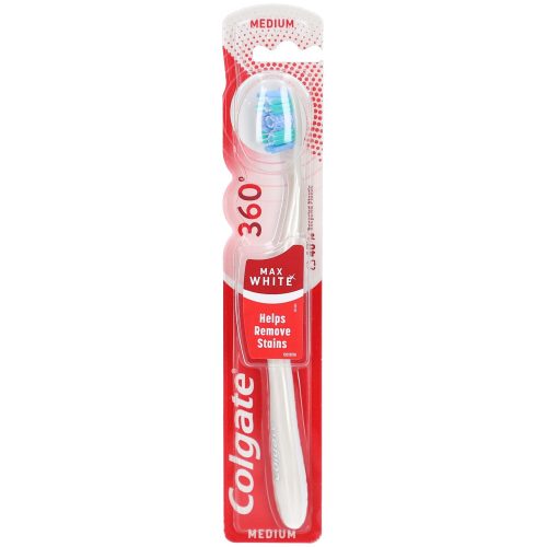 Colgate, Colgate - 360° White Zahnbürste Medium, 1 Stück