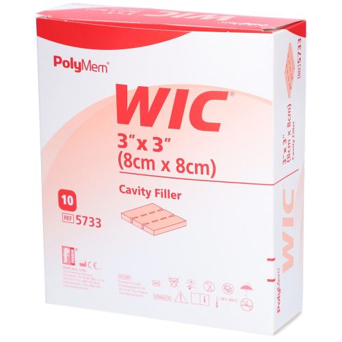 PolyMem, PolyMem WIC Wundfüller 8x8cm steril (10 Stk)