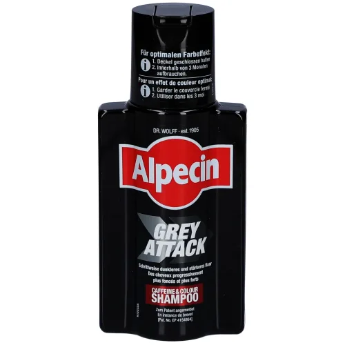 ALPECIN, Alpecin Grey Attack Coffein & Color Shampoo (200ml)