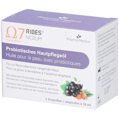 Pharma Medica, Ribes Nigrum Probiotisches Hautpflege-Öl Ampullen (3 Stk)