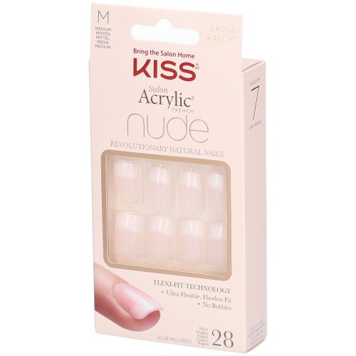 KISS, KISS Salon Acrylic Nude Nageldesign 32 g 32 Gramm
