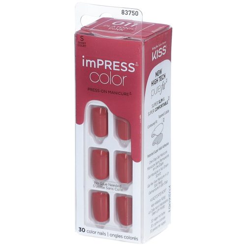 KISS, Kiss ImPress Color Nail Kit Platonic Pink (1 Stk)