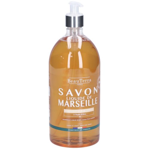 BeauTerra, BeauTerra Flüssigseife Marseille Baumwollblüte (1000ml)