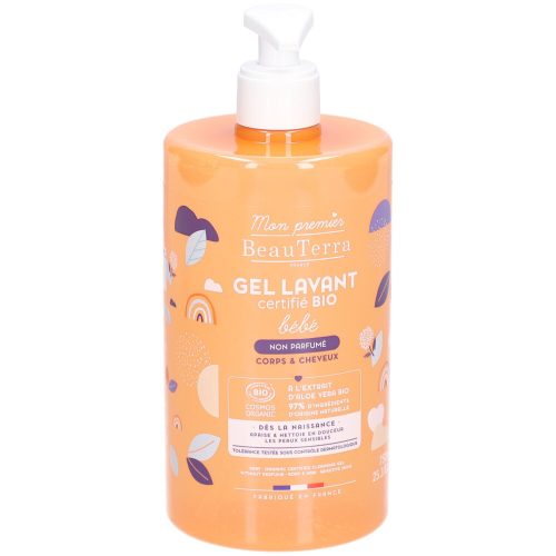 BeauTerra, BeauTerra Baby Duschgel ohne Parfum Bio (750ml)