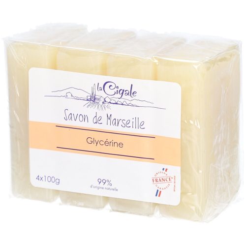 LA CIGALE, LA CIGALE Marseilleseife Glyzerin (4x100g)